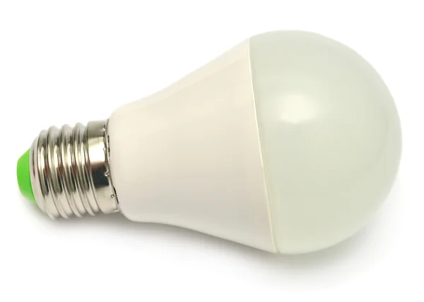 Светодиодные лампы на белом — стоковое фото