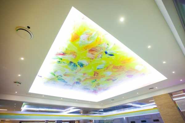 Навесной потолок с подсветкой фото
